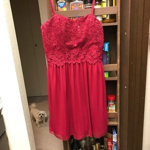 Maroon Homecoming/prom dress